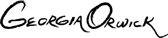 Georgia Orwick's signature
